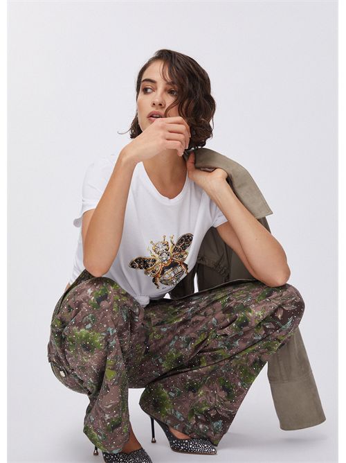 T-shirt woman white LIU JO | WA6237JS923/P9779